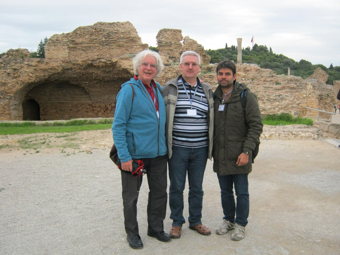 Vizito Tunise metu: i kairės: dr. Pierre Clement (France), dr. Vincentas Lamanauskas (Lithuania), dr. Agnaldo Arroio (Brazil)